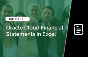 Oracle Cloud Financial Statements in Excel
